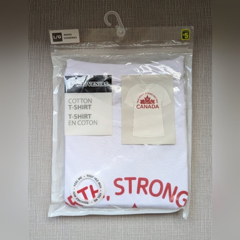 Brand New New Canada True North Strong Shirt  - Mens Large